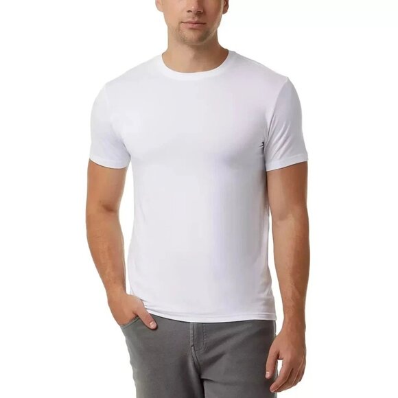 NEW 32 Degrees Cool Men's XXL 3-Pack Short Sleeve Crew Neck T-Shirts White - Picture 1 of 6